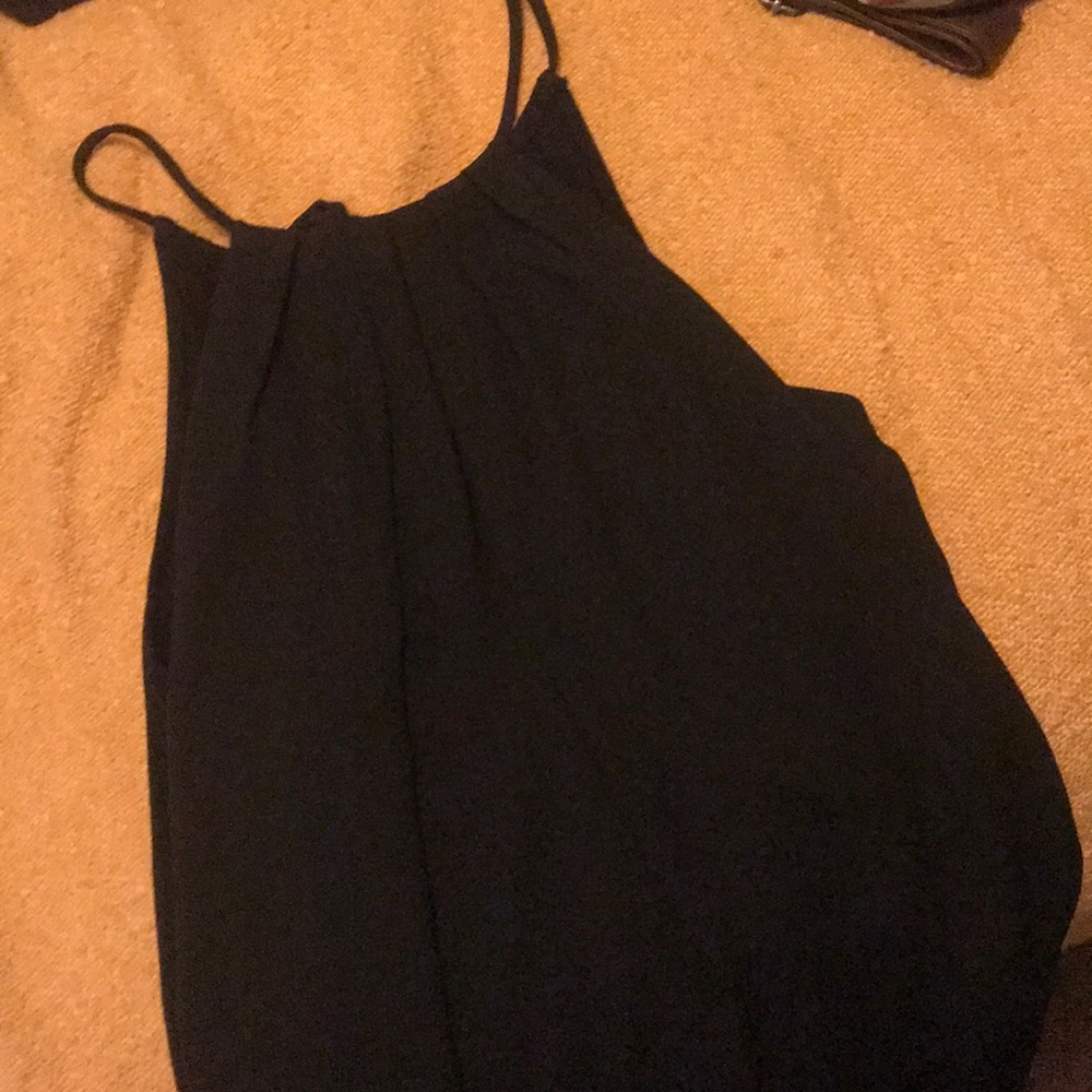 Black tank top